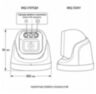 Комплект IP-видеонаблюдения KIT-A402IP-POE 4 Мп, 2 купольные IP-камеры, NVR, 4 PoE порта