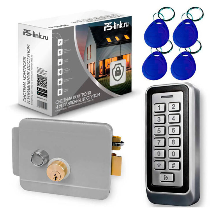 Система СКУД Ps-Link KIT-208C-G / кодовая панель / RFID