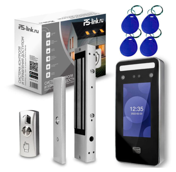 Система СКУД Ps-Link KIT-TM06-280 / детектор лиц / RFID