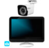 Комплект видеонаблюдения WIFI с монитором 5Мп KIT-W501TB-M беспроводной, 1 камера для улицы, ночное видение, удаленный доступ