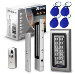 Система СКУД Ps-Link KIT-S601EM-WP-W-280LED / магнитный замок на 280 кг / кодовая панель / RFID / WIFI