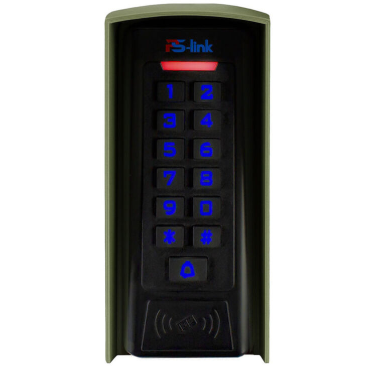 Козырёк для панели доступа Ps-Link PS-C1EM зеленый PETG