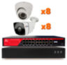 Комплект видеонаблюдения IP Ps-Link KIT-B216IP-POE / 2Мп / 8 камер / питание POE