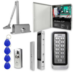 Система СКУД  KIT-208C-280UPS с блоком резервного питания и доводчиком