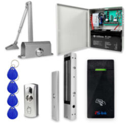 Система СКУД  KIT-M010EM-350UPS с блоком резервного питания и доводчиком