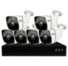 Комплект видеонаблюдения IP 2Мп KIT-С206IP-POE 6 камер с ночной съемкой для улицы, с датчиком движения, питание PoE