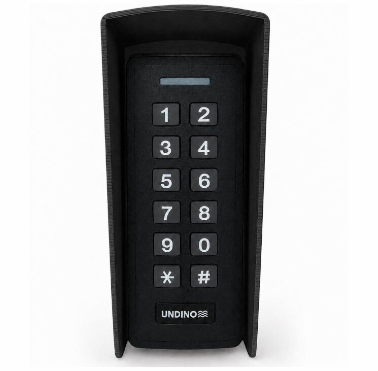 Козырек для панелей доступа UD-CR101 и UD-CR301 черный PETG, защита от осадков и солнца