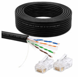 Кабель витая пара UTP4 cat.6 CU 30 метров UTP-CAT6-CU30-OUT уличный