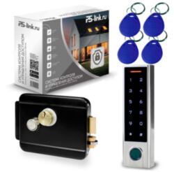 Система СКУД Ps-Link KIT-HF3WF-B/ сканер отпечатков / эл. механический замок / RFID, WIFI