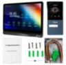 Комплект видеодомофона Ps-Link PS-i840TM IP 8", черный, умный, с WiFi и вызывной панелью