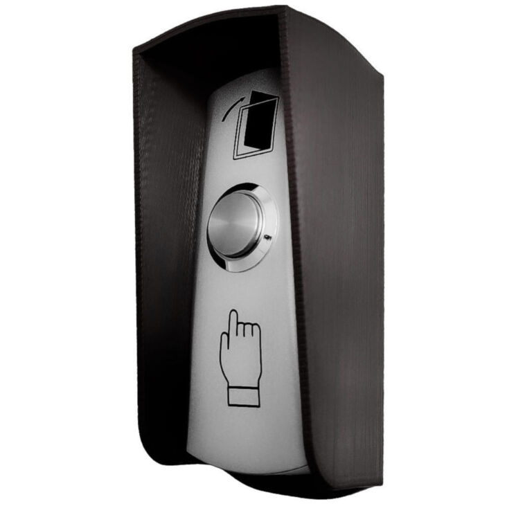 Козырёк для кнопки выхода Ps-Link PS-OP02 черный, для улицы