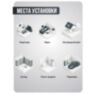 Комплект видеонаблюдения IP 5Мп KIT-A515IP-ST 15 камер для помещения, аналитика, детекция человека, область вторжения