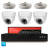 Комплект видеонаблюдения IP 5Мп KIT-A503IP-PL 3 камеры, программный датчик движения, удаленный доступ, ночное видение