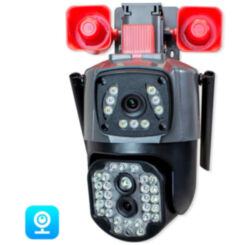 Камера видеонаблюдения 4G  PS-GMT20 микрофон, динамик, LED-подсветка, встроенная сирена, приложение V380